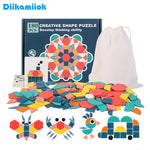 Rompecabezas 3D de Madera – Tablero Inteligente Montessori Diikamiiok