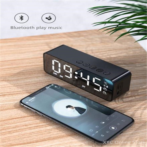 Mini Parlante Bluetooth despertador portatil