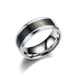 Anillo de temperatura corporal con Sensor Inteligente de acero inoxidable