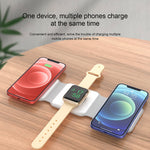 Cargador Magnetico 15W plegable 3 en 1 para iPhone 13 11 12Pro Max