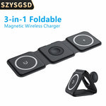 Cargador Magnetico 15W plegable 3 en 1 para iPhone 13 11 12Pro Max